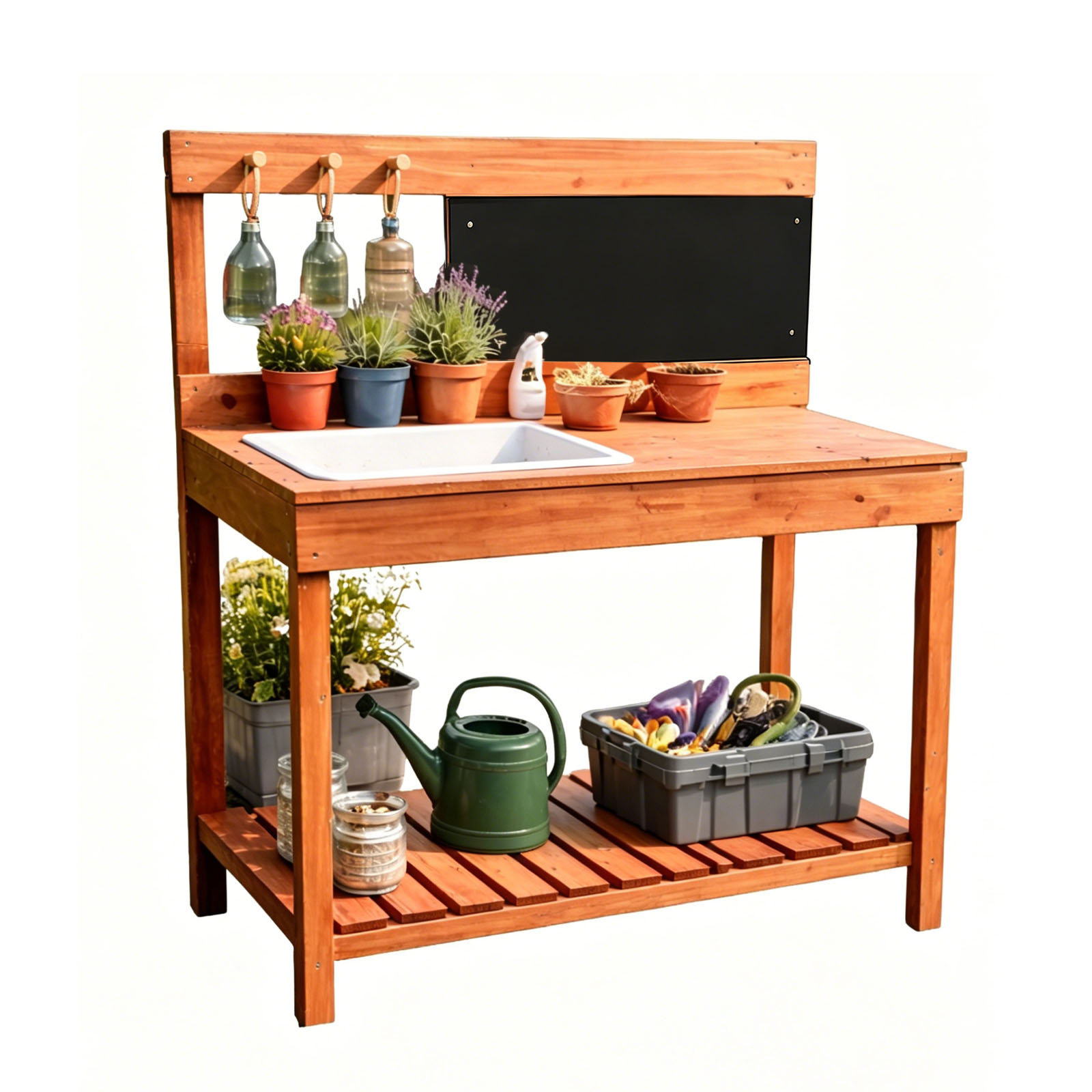 Gardening Tools Kids - Mesas de Jardinería de Madera para