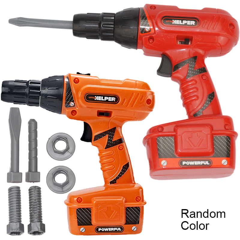 Gardening Tools Kids - Herramientas de juguete, taladro eléctrico BO,