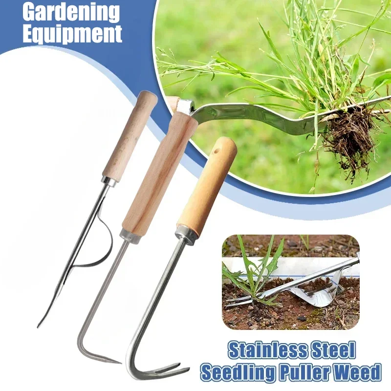Gardening Tools To Remove Weeds - Desmalezador de jardinería de acero inoxidable,