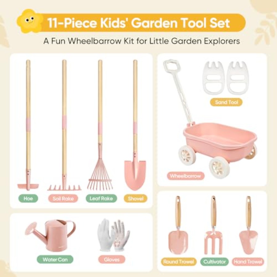 Juego de Jardinería con Carret - Gardening Tools Japan reseña y precio