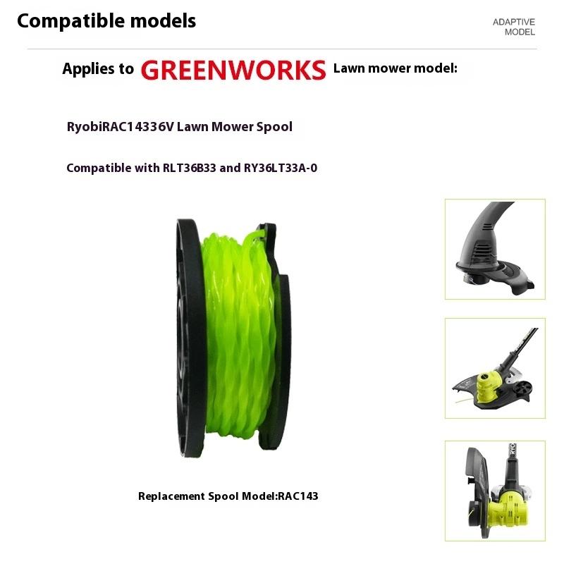 Carrete de plástico para corta - Gardening Tools Ryobi reseña y precio