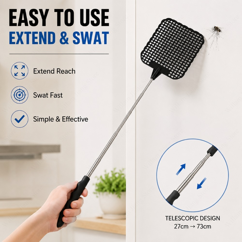 Matamoscas Manual Expandible,  - Gardening Tools Essential reseña y precio