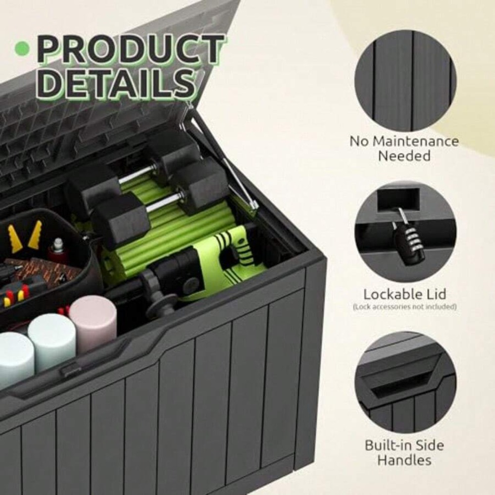 Caja de Almacenamiento Exterio - Gardening Tools And Uses reseña y precio