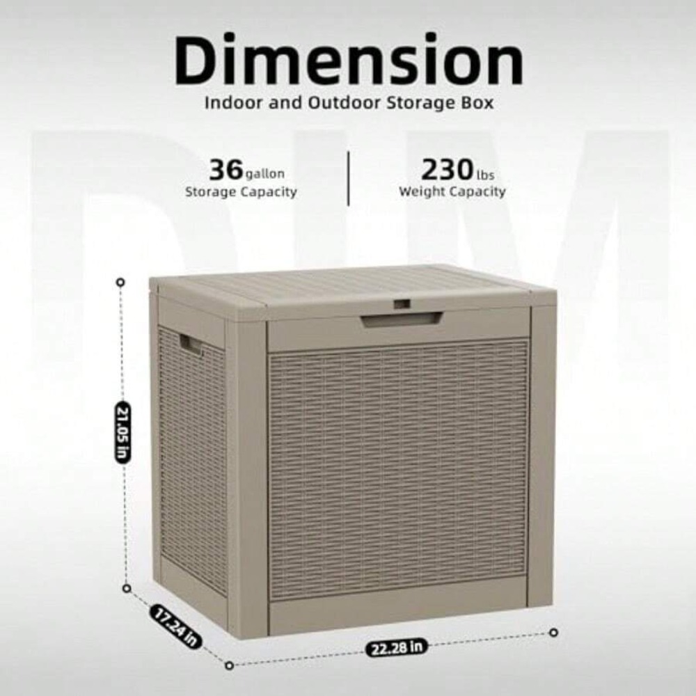 Caja de Almacenamiento Exterio - Gardening Tools And Uses reseña y precio